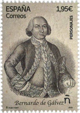 Spanien - Bernardo de Galvez - Postfrisk frimærke