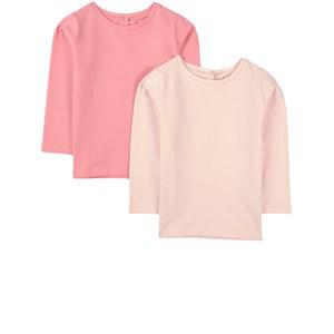 A Happy Brand 2-Pack Pink T-shirt 122/128 cm - Tops - 122/128 cm - Pink - Junge