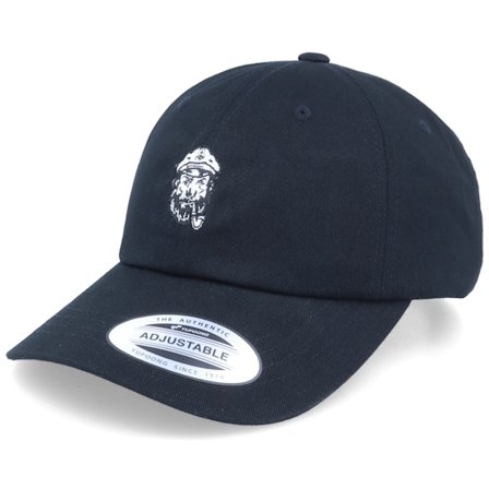 Iconic - Black unconstructed Czapka Z Daszkiem - Sailor Skipper Black Dad Cap @ Hatstore