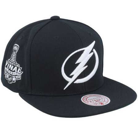 Mitchell & Ness - NHL Svart snapback Keps - Tampa Bay Lightning Top Spot Black Snapback @ Hatstore
