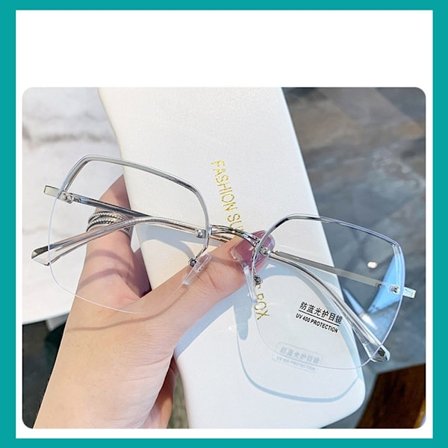 Anti-blåt Lys Briller Oversized Briller SØLV