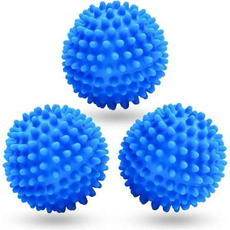 3-pack Torkbollar, Torktumlare Bollar | Återanvändbara, Energibesparande & Smälter Inte | Mjuka Torkbollar för Torktumlare, Tvättbollar