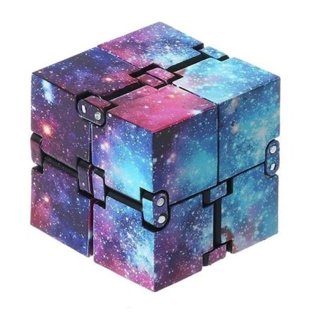 Infinity Cube Fidget Legetøj / Magisk Terning - Legetøj / Sensorisk multifarvet