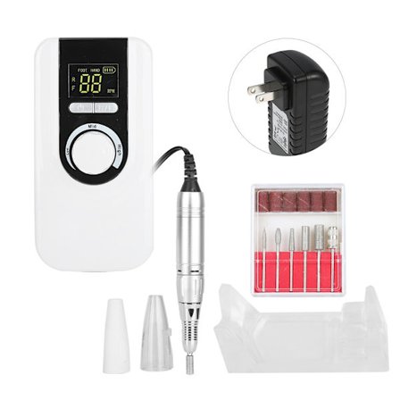 Elektrisk nagelborrmaskin 35 000 varv/min Manikyrpolering Slipning Nagelborrverktyg