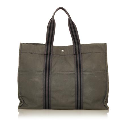 Hermès Vintage Pre-Owned stuff all TGM Grå, Dame Vintage Tasker, Størrelse: ONE Size