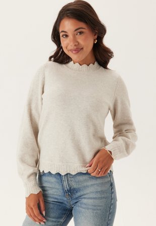 VILA-Vinikolina O-neck L/S KNIT TOP-XL