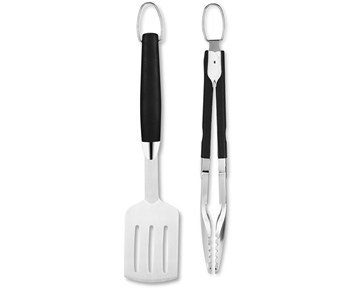 Austin and Barbeque-AABQ - Turner Tong-Grilltang og stekespade med opphengsøyer-Barbecue-Grilltilbehør