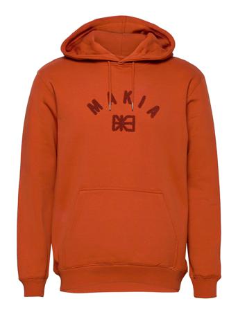 Brand Hooded Sweatshirt Hoodie Trøje Orange Makia