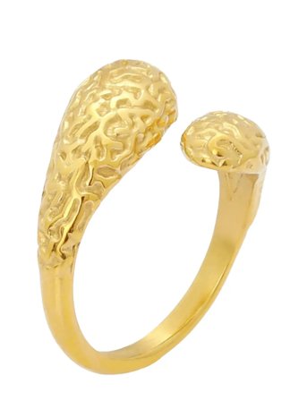 Sistie Drops - Ring Gold-Plated - Gold - 52
