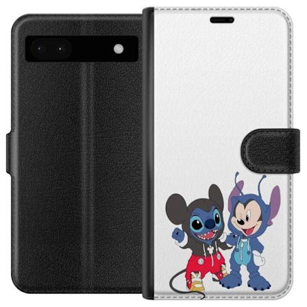 Google Pixel 6a Tegnebogsetui Stitch Mickey Mouse