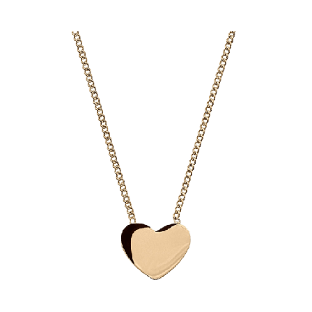 Edblad Pure Heart Necklace Smycken & klockor Dam Guld ONESIZE