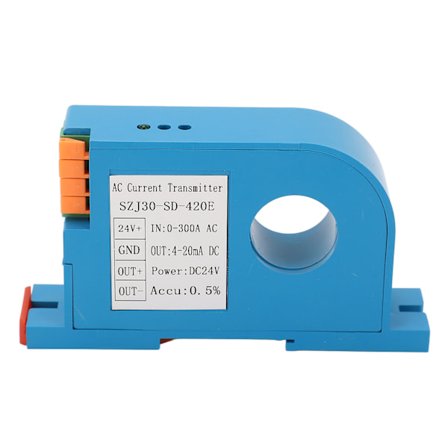 AC Strømtransmitter 1 Fase 4-20mA DC Utgang Strømtransduser Transformator for PLC Kontroll