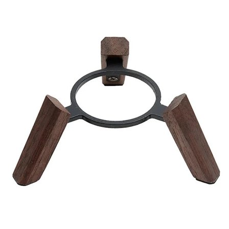 Ægte træstativ til Mini Wooden Holder Tripod med metalramme Hjem Pod Mini Højttaler God