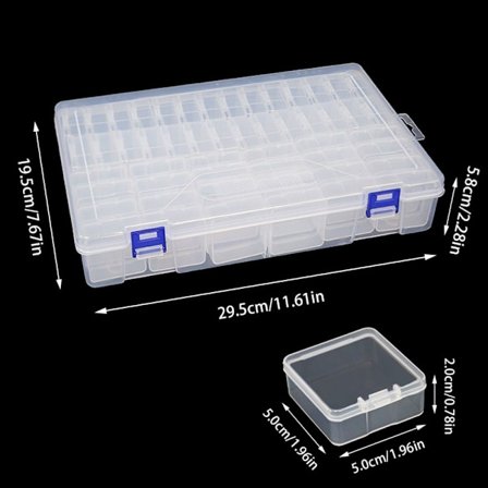 Diamond painting Förvaringslåda Nail Art Rhinestone Case