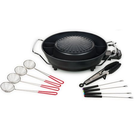 Koreansk grill PZ-9131 Electric Hot Pot Ø 24 cm 1800W 3l
