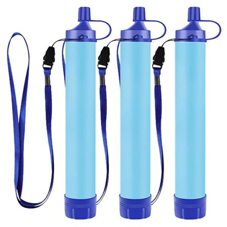 Kannettava vedensuodatin ja vedenpuhdistin hiilisuodattimella, selviytymisvedensuodatusjärjestelmä – hätätilanteisiin, retkeilyyn, patikointiin, 
