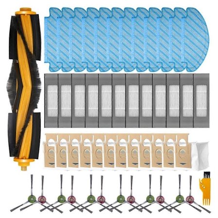 Kompatibel med DEBOT OZMO T8+/T8 /T8 Max/N8 Plus/N8 Pro Hoved Sidebørste Filter Moppeklud Støvpose Dele