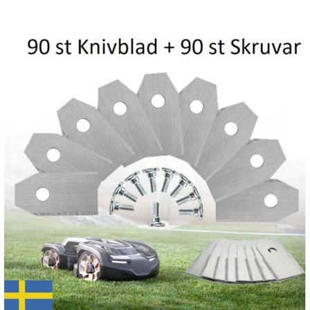 90 stk Knivblader til Husqvarna Automower Gardena Silver