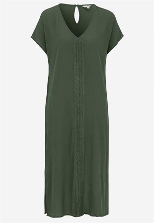 Cellbes of Sweden - Crepe klänning med fickor - grön - för damer - 34/36