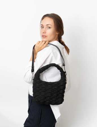 HVISK Twist Twill Quilt - Black - ONE SIZE