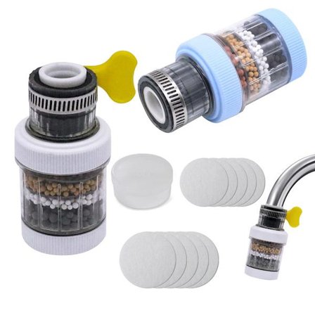 2-pack renare aktivt kol kran anti-stänk aktivt Ca