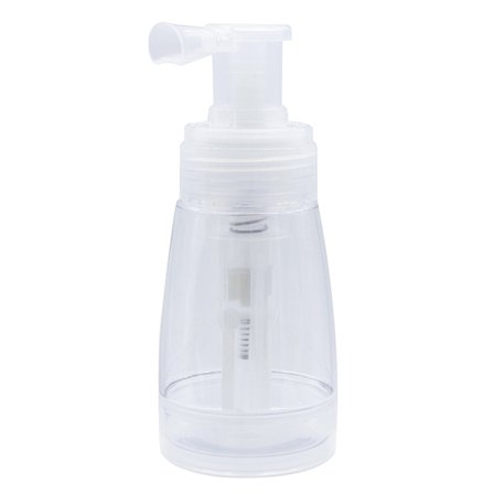 Liten pumpflaska sprayflaska pulver med transparent stängningsmunstycke