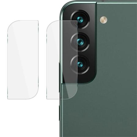 2 stk IMAK Samsung Galaxy S22 Plus / S22 HD kameralinsebeskyttelse af hærdet glas Transparent