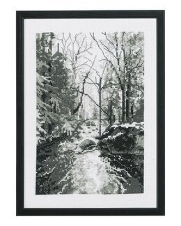 Broderikit Billede Åen - Permin