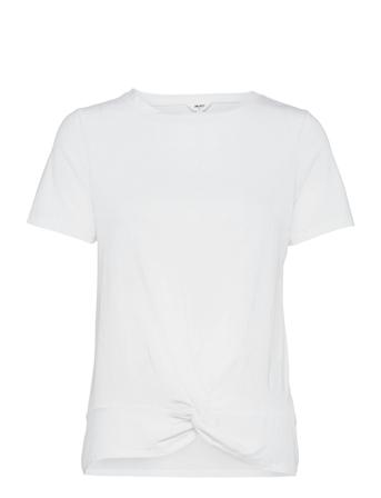 Objstephanie S/S Top T-shirt Top Hvid Object