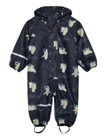 Rainwear Suit - Aop, W. Fleece Navy CeLaVi