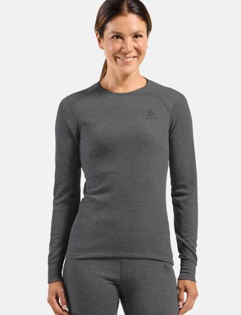 Odlo Odlo Active Warm Bl Top Crew Neck L/S - Grey - XL