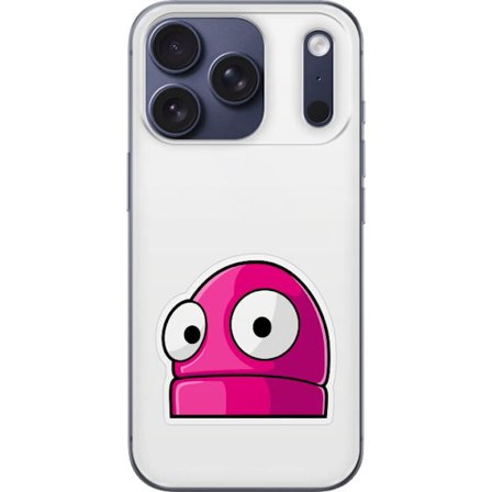 Kompatibel Mobilcover til Apple Apple iPhone 17 Pro Rosa tegneseriefigur med store øjne i legende og humoristisk stil