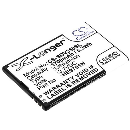 Batteri til Navigator, GPS til Sonocaddie V350, V500, G-4L