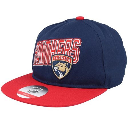 Outerstuff - NHL Blauw snapback Cap - Kids Florida Panthers NHL Navy/Red Snapback @ Hatstore