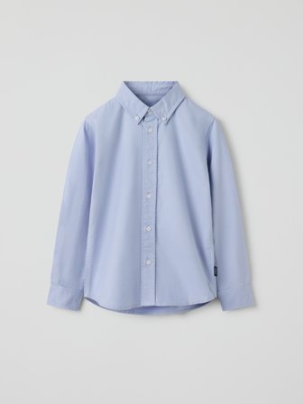 Oxfordhemd - 98 - kinderbekleidung - blue - Polarn O. Pyret