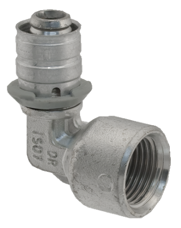 Uponor 1873247 Pressvinkel 90°, invändig gänga 20 x 15 mm, Installation