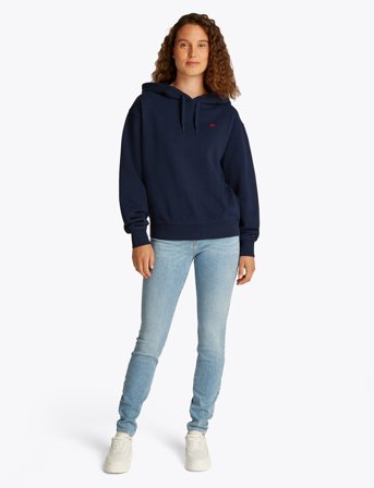 Tommy Hilfiger Reg Contrast Flag Hoodie - Navy - S