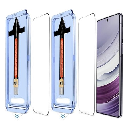 Galaxy S25 Plus/S24 Plus 2-PACK Skärmskydd Heltäckande Härdat Glas