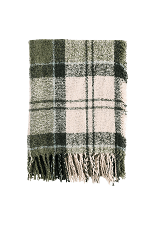 Barbour Tartan Boucle Scarf Halsdukar & scarves Dam Grön ONESIZE