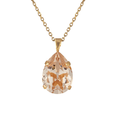 Caroline Svedbom Mini Drop Necklace Halsband Dam Guld ONESIZE