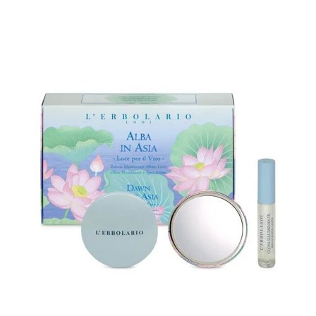 L'Erbolario Alba in Asia Polvere Illuminante 8,5g + Gloss 7ml +