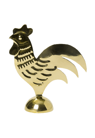 Åhléns Home Påskdekoration ROOSTER Inredningsdetaljer Guld ONESIZE