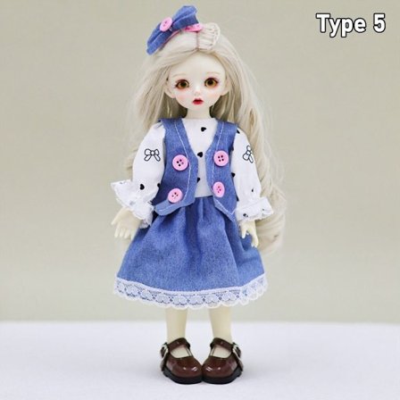 11,5" dukkekjoler Elegant festtøj 5 5