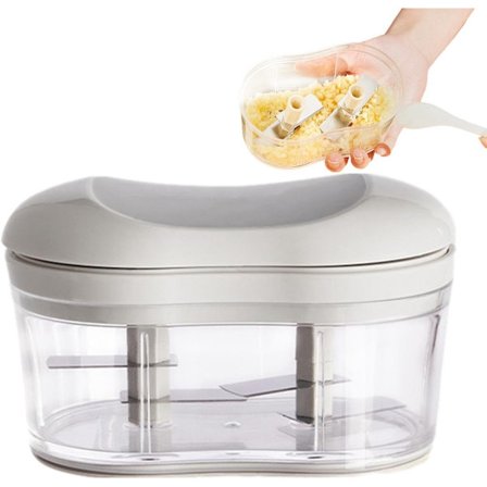 Manuel hvidløgshakker, manuel grøntsagsskærer, grøntsagshakker, multifunktionel grøntsagsskærer til løg, selleri og kød