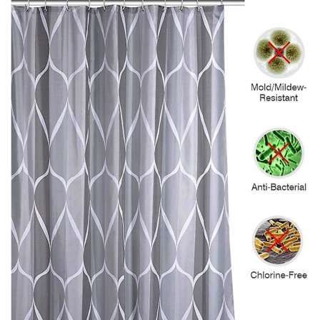 Shower Curtain, Waterproof Mildew Proof Polyester Bath Curtain For Bathroom Or Bathtub With 12 Rust Proof Hooks, 200x200cm