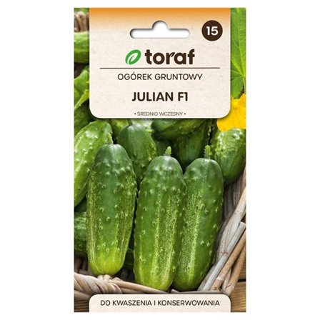 Kurkun siemen Julian F1 - keskiaikainen ja täydellinen suolakurkkujen siemen