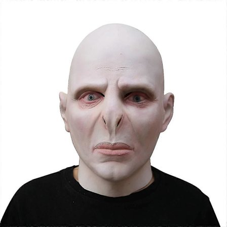 Voldemort Maske Dæmon Skræmmende Halloween Maske Realistisk Latex Maske Fuld Maske Cosplay Rekvisitter til Voksne - JA