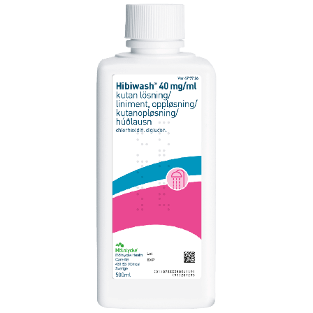 Hibiwash 40 mg/ml liniment 500 ml