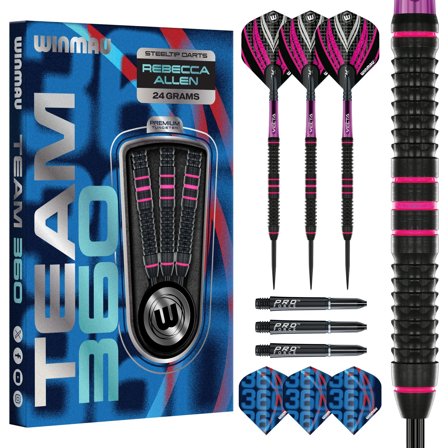 Buy Rebecca Allen Darts Team 360 | The Force Behind Darts Steel Tip Darts 24g