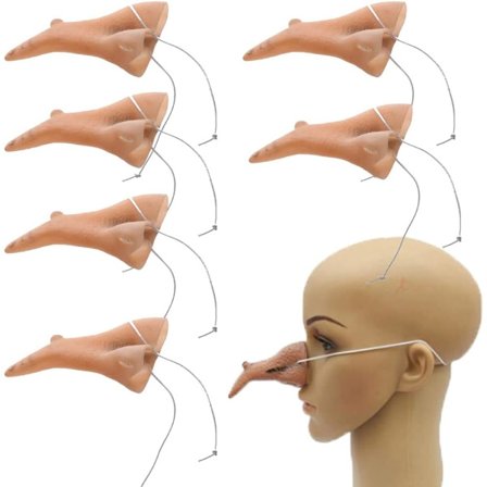 6 stycken Halloween Cosplay Witch Stage Show rekvisita Vuxen barn